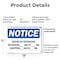 Signmission Hours Of Operation Receiving _ Am - _, 18 in W x Rectangle, Plastic OS-2PACK-NS-P-1218-L-13545 - alternate 5